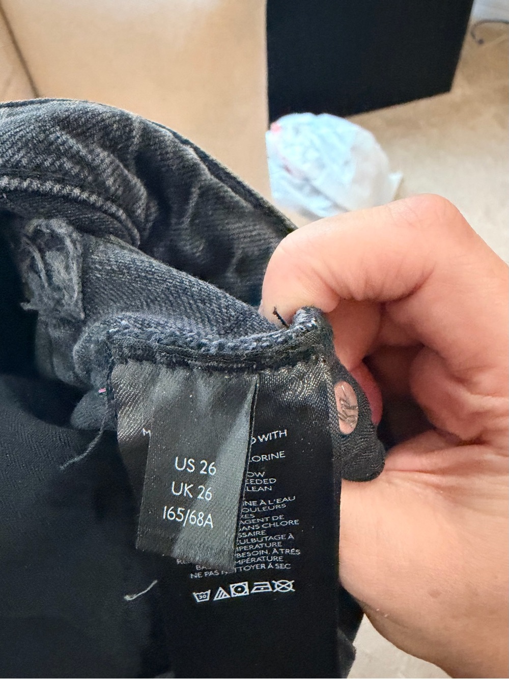 We The Free Womens Grey Jeans - Classic Denim - Picture 4 of 6